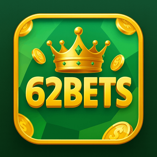 Imagem promocional da 62BETS mostrando a plataforma e suas vantagens
